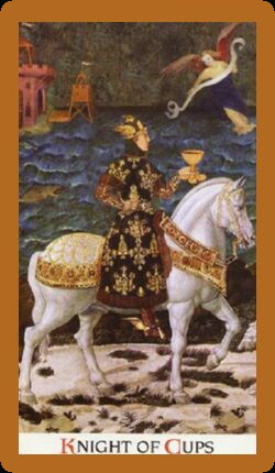 Knight of Cups Upright Golden Meanings