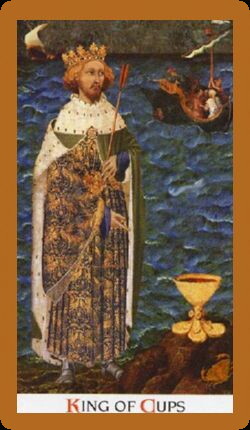 King of Cups Upright Golden Meanings