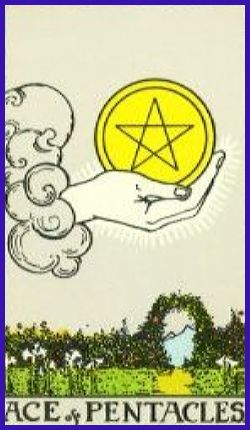 Ace of Pentacles Meanings