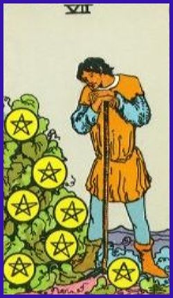 Seven of Pentacles Meanings