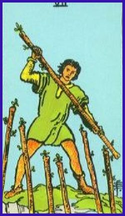 Seven of Wands Meanings