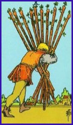 Ten of Wands Meanings